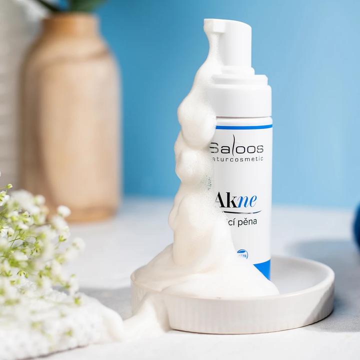 Immagine prodotto Saloos Acno 150 Ml - Mousse detergente profonda per pelli acneiche e problematiche (Mousse detergente, 150 ml)