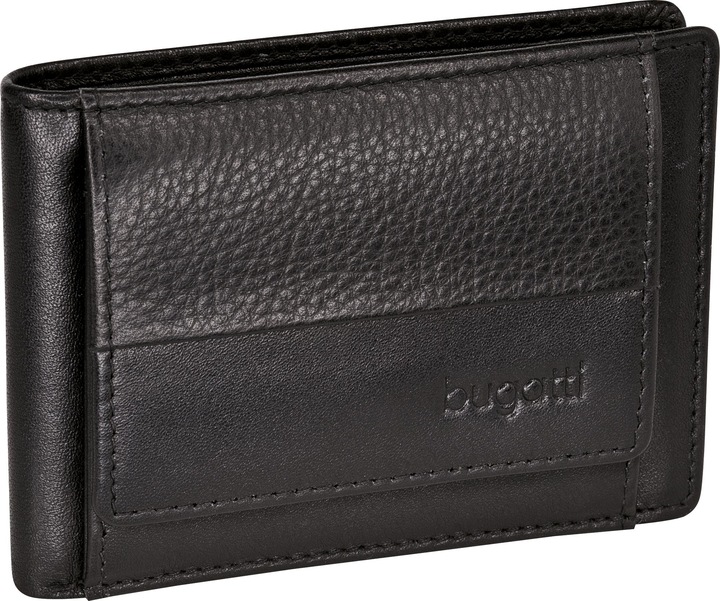 Actual product image Bugatti Atlanta billfold mini, noir