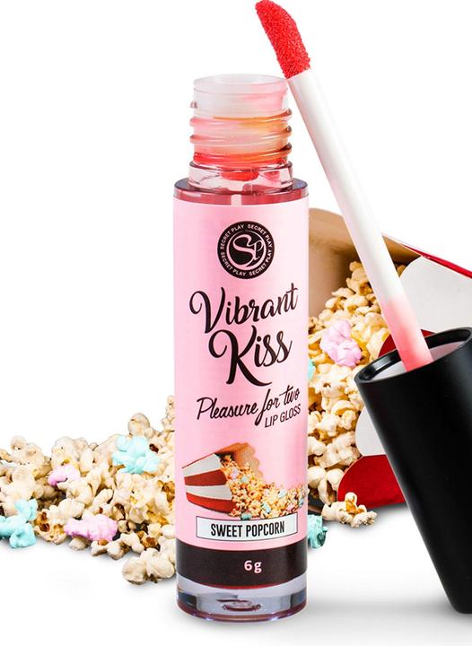 Actual product image Secret play Lip Gloss Vibrant Kiss (Strawberry)