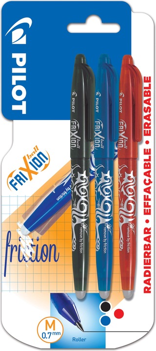 Image du produit Pilot FriXion Boule (Multicolore, Rouge, Noir, Bleu, 3 x)