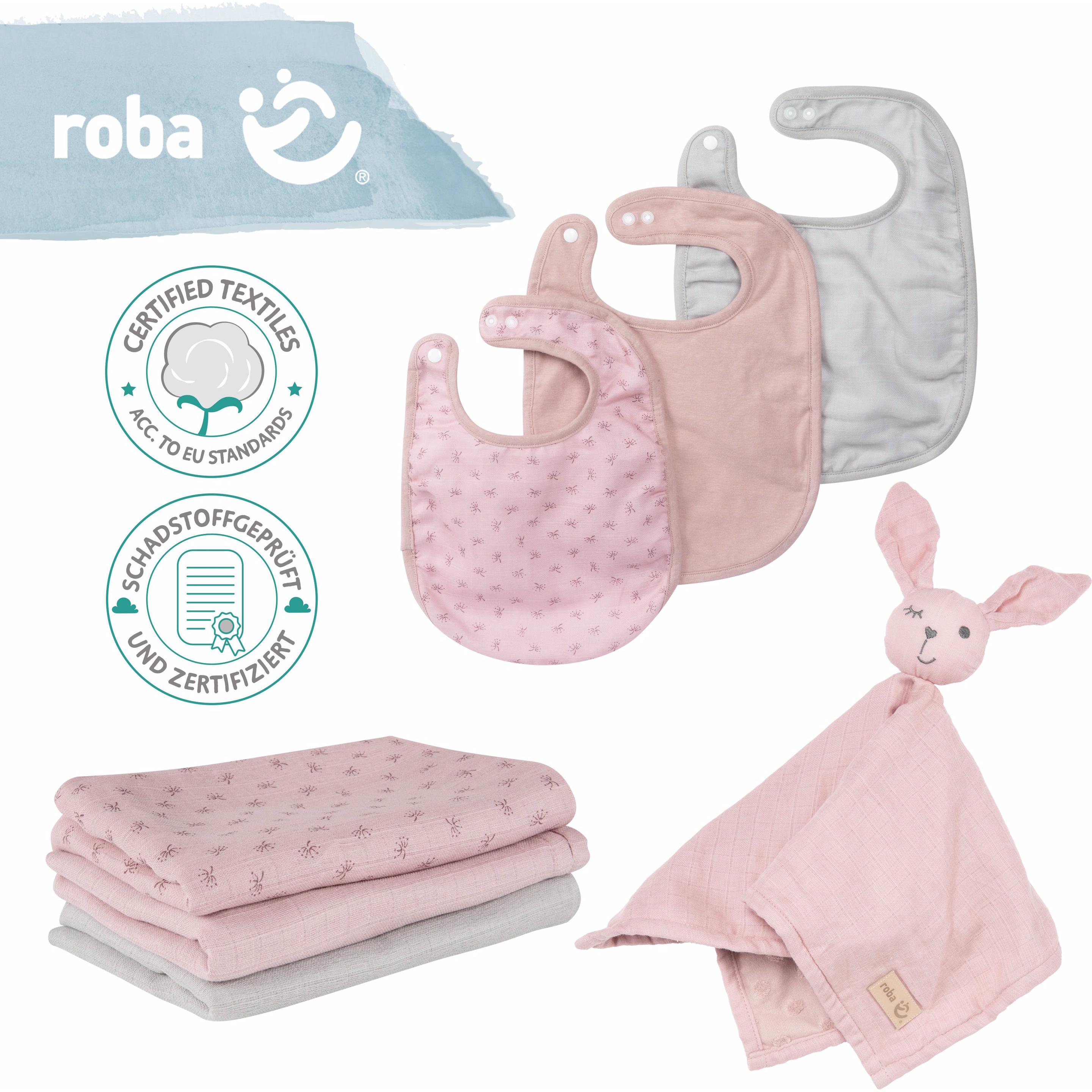 Roba, Bavaglino, Set Regalo Baby Essentials Lil Planet Rosa