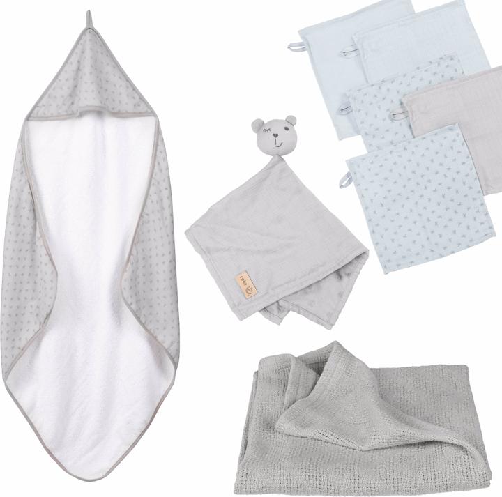 Roba Set cadeau soin bébé Lil Planet gris