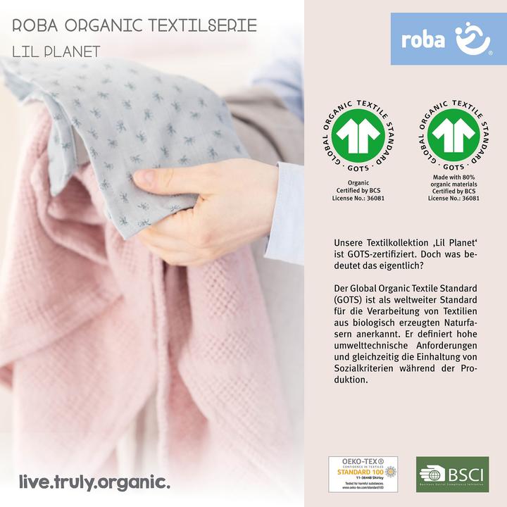 Actual product image Roba Gift set baby cuddle and play Lil Planet gray