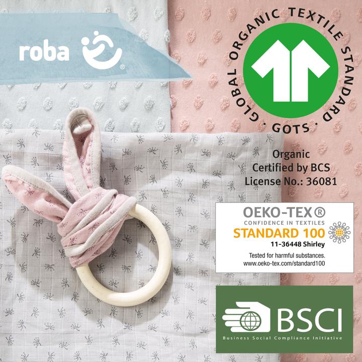 Actual product image Roba Gift set baby cuddle and play Lil Planet gray