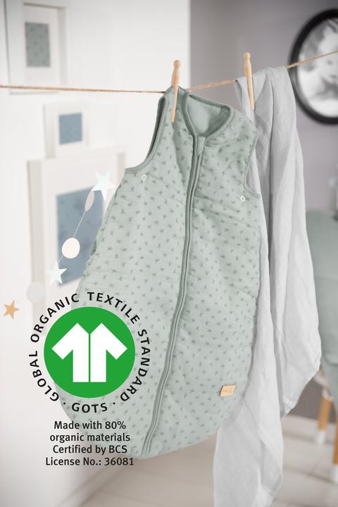 Actual product image Roba Sleeping bag Lil Planet frosty green (90 cm)