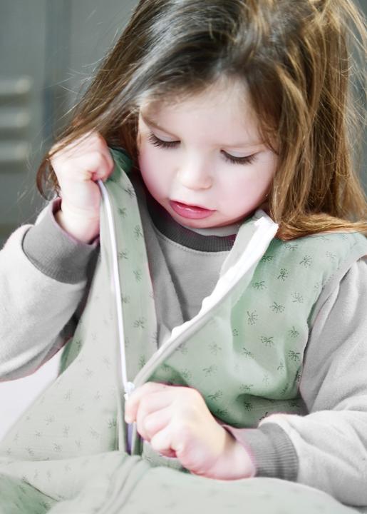 Actual product image Roba Sleeping bag Lil Planet frosty green (110 cm, Summer)