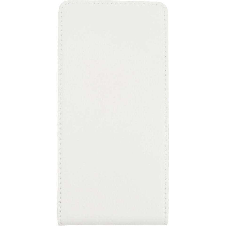 OEM Slim Leather Flip Case for Sony Z2 - white (Sony Xperia Z2), Smartphone Hülle, Weiss