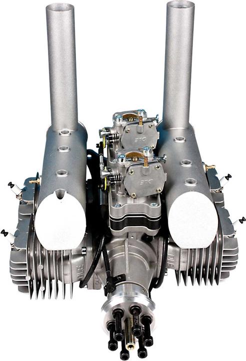 Actual product image DLE Engine DLE Engines DLE 222 4-Zylinder Benzin Motor "Original" mit Inspektion