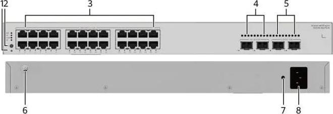 Produktbild Huawei Data Communication S220S-24LP4JX S220S-24LP4JX S220S-24LP4JX 24x10/100/1000BASE-T ports 195 W (24 Ports)
