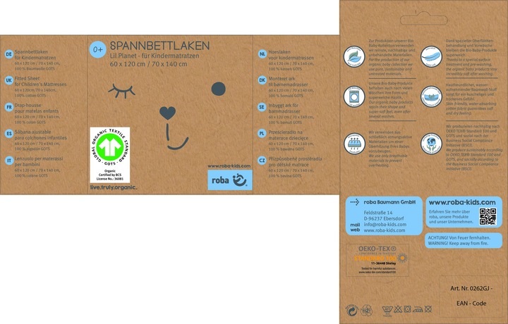 Actual product image Roba Lil Planet (70 x 140 cm)