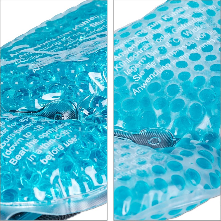 Actual product image Relaxdays 4x head cooling pads (4 x, 190 g)