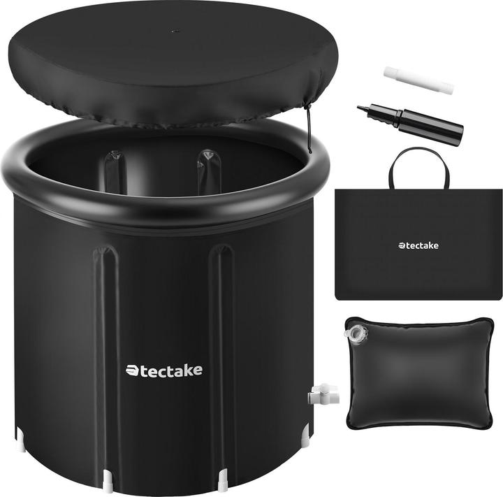 Image du produit tectake bain de glace Helsinki, pliable, triple isolation, incl. pompe (320 l, 75 cm, 75 cm)