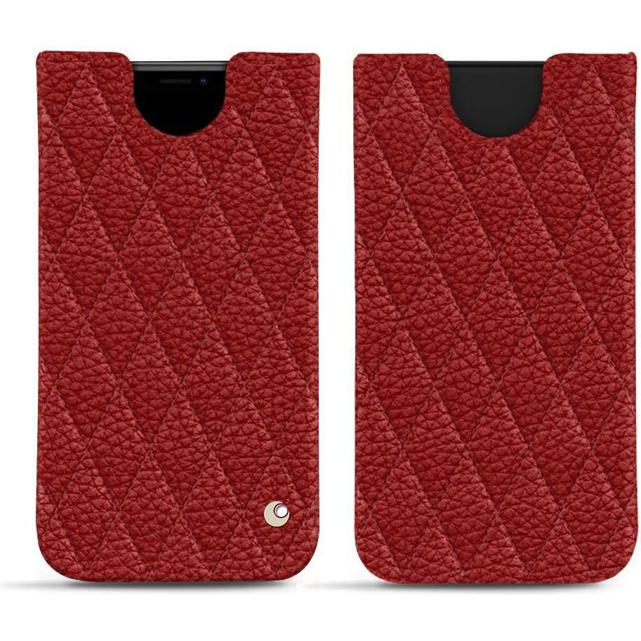 Noreve Lederschutzhülle (Apple iPhone XR), Smartphone Hülle, Rot