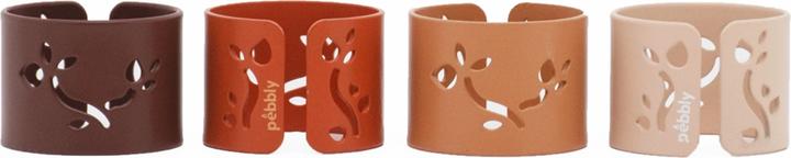 Pebbly 4er Set Serviettenring (4x)