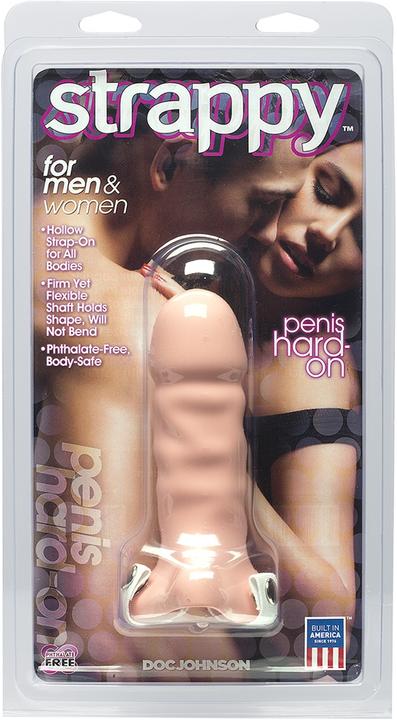 Image du produit Doc Johnson Strappy - Penis Hard-On - 6 Inch White