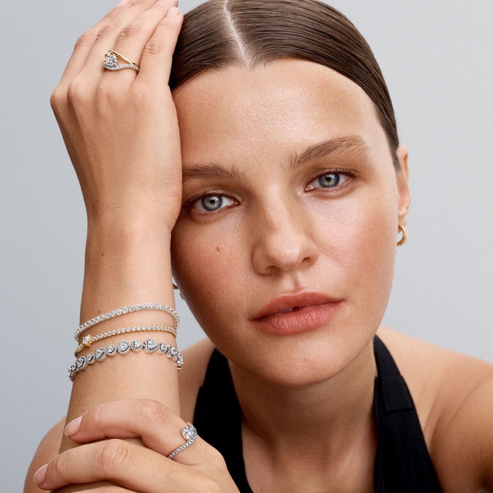 Actual product image Pandora Welliges Herz Ring (60)