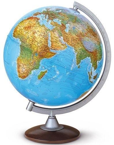 Nova Globe de l'Atlantide éclairé physiquement et/ou politiquement (25 cm)