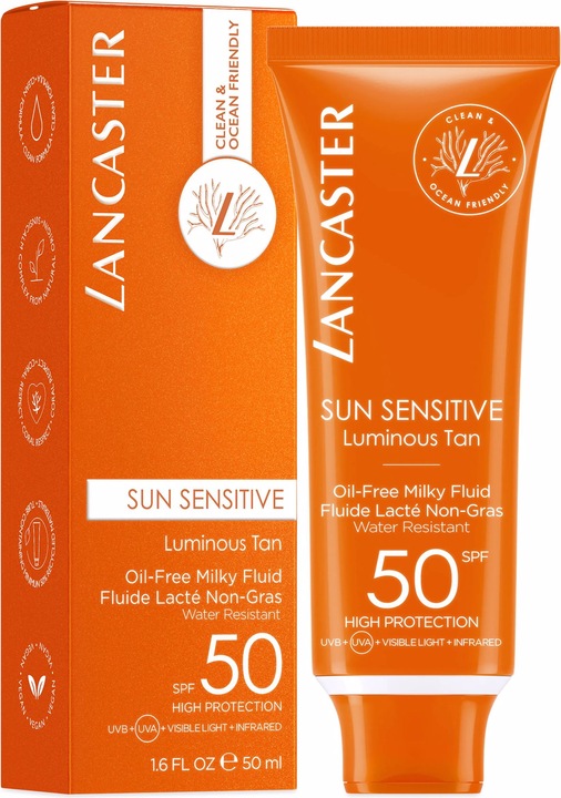 Produktbild Lancaster Clean Sun Sensitive Milky Fluid (Sonnenmilch, SPF 50, 50 ml, 150 g)