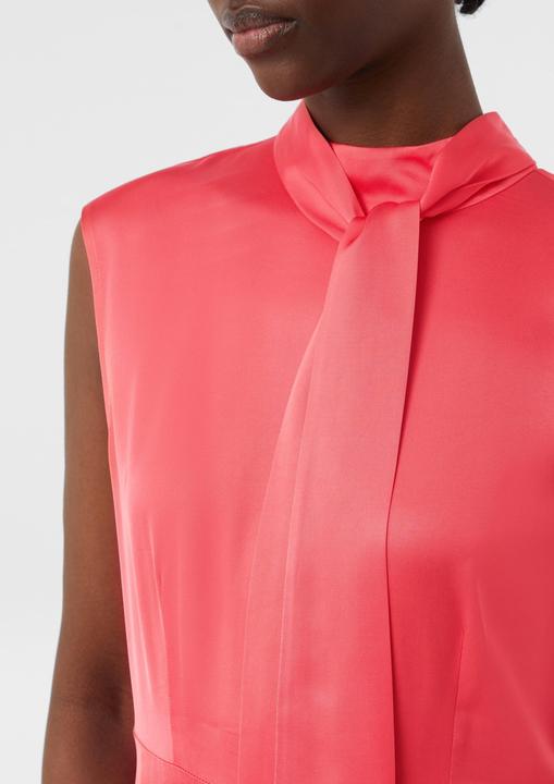 Immagine prodotto Comma Kleid Ausgestelltes Satinkleid in Midilänge mit Bindedetail (36)