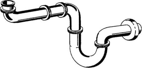 Produktbild Kludi Raumspar-Geruchverschluss G 1 1/4Zollx32mm chr (Flaschensiphon, 1 1/4")