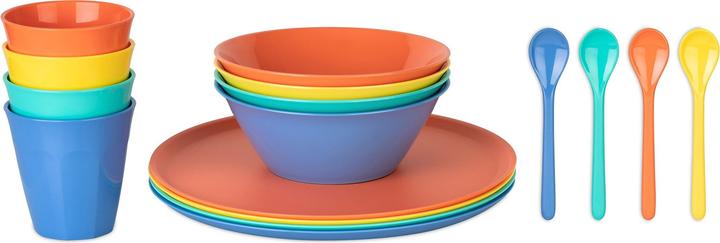 Actual product image Frankana Tableware set Koziol LOLLIPOP16 pieces