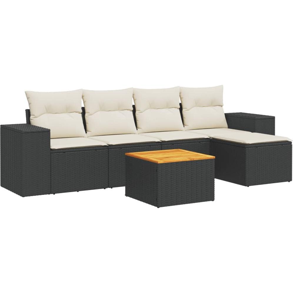 VidaXL, Gartenlounge, 10-tlg. Garten-Lounge-Set mit Kissen