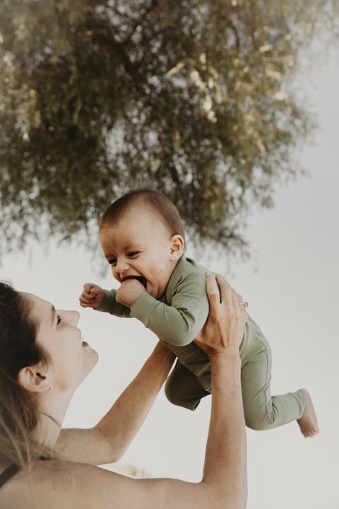 Produktbild Cloby Strampler Overall UPF + Olive Green (62, 68)