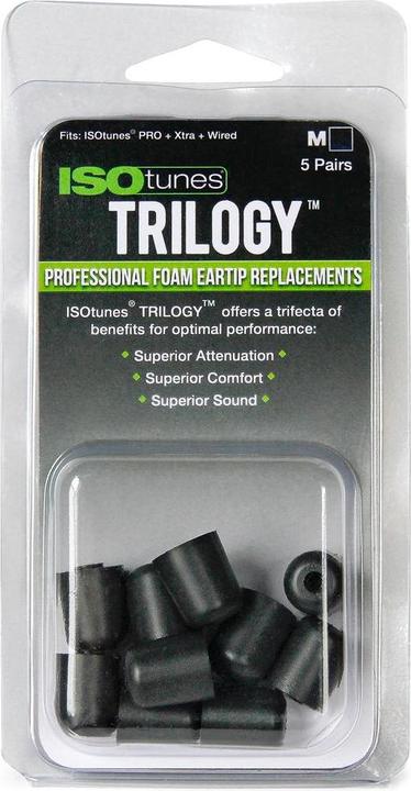 Actual product image ISOtunes TRIOLOGY replacement earplugs (5x)