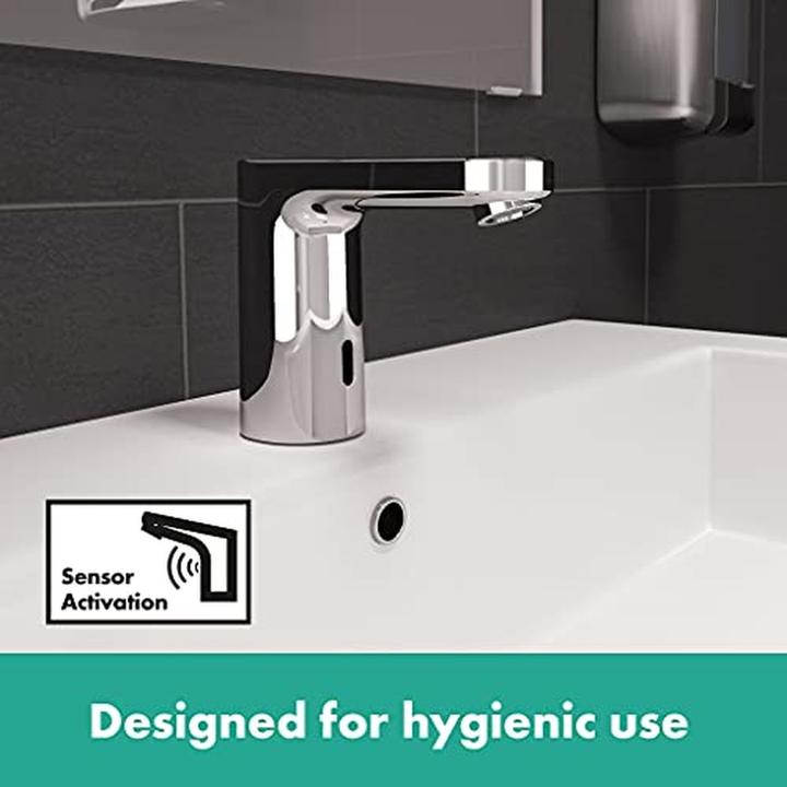 Produktbild hansgrohe HG Elektro-WT-Mischer VERNIS Blend für Kaltwasser Batteriebetrieb 6 V chrom