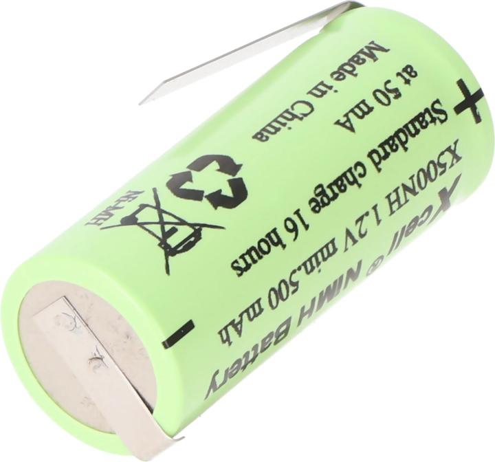 Actual product image GP Batteries Akku Lady 50NH, LR1, Size N mit Lötfahne Z (1 pcs., 500 mAh, Battery + charger)
