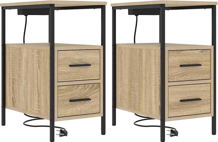 Produktbild vidaXL Nachttisch (48 x 30 x 61 cm)