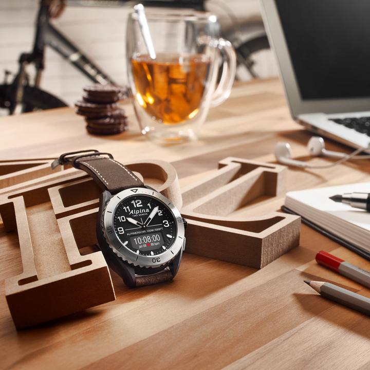 Actual product image Alpina Watch Alpine X Alive (Digital watch, Pedometer, Watch with gemstone, 45 mm)