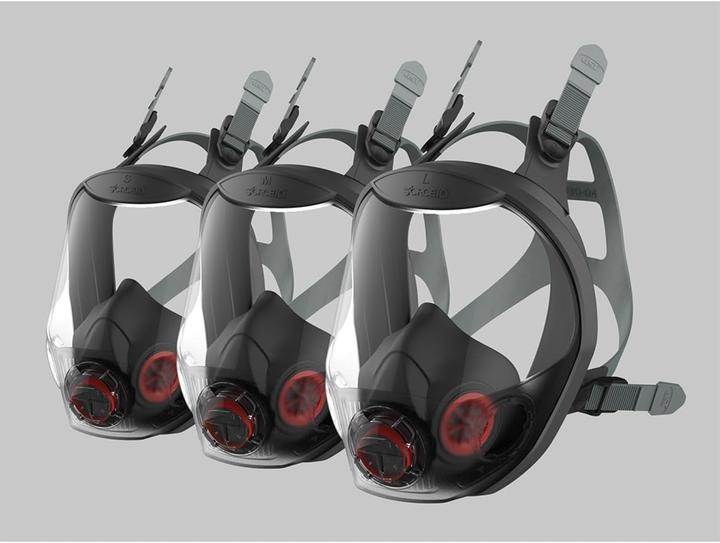 Actual product image Force10 Typhoon Full Face Mask with Panoramic Visor and Press To Check Compatibility