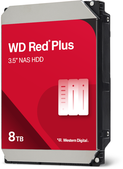 Actual product image WD Red Plus (8 TB, 3.5", CMR)