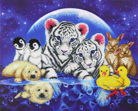 Immagine prodotto Craft Buddy Fantasia al chiaro di luna, 40x50cm Crystal Art Kit