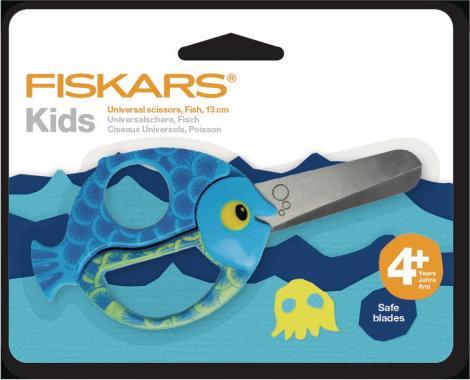 Actual product image Fiskars Kids scissors fish 13cm 1003746 (13 cm)