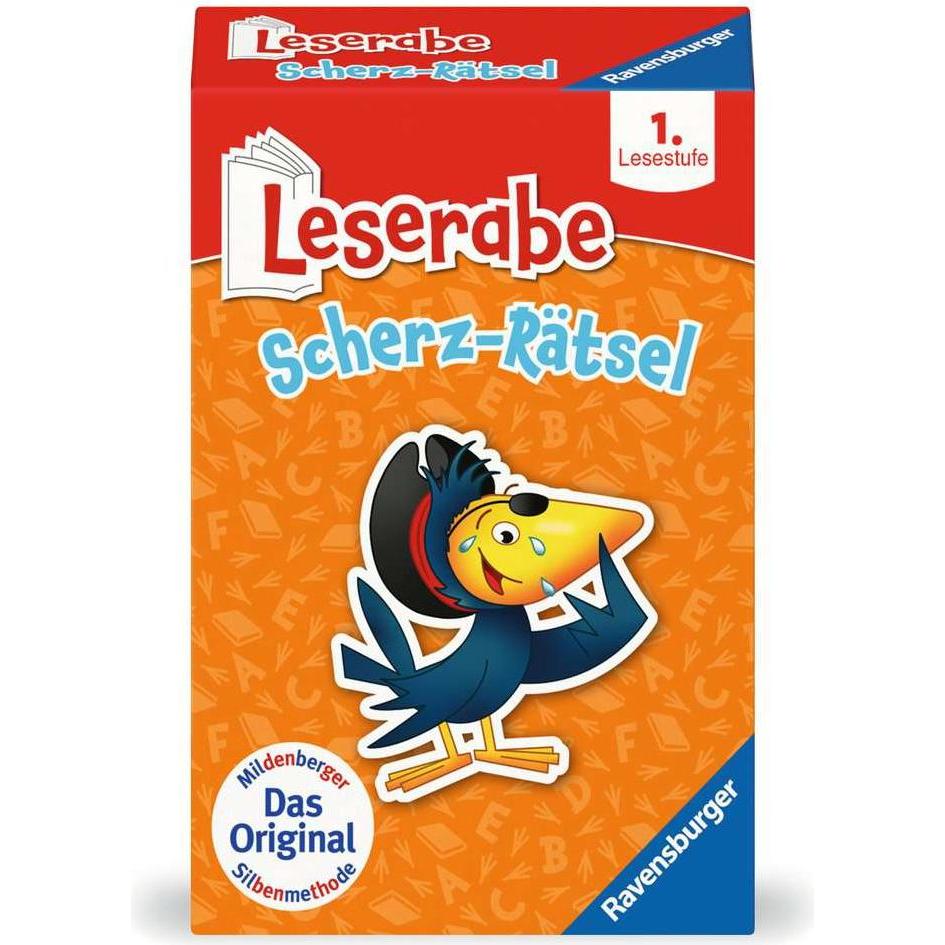 Ravensburger 23498 - Leserabe - Scherz-Rätsel - Kartenspiel zum Lesen lernen mit Spass - 1. Klasse (Deutsch)