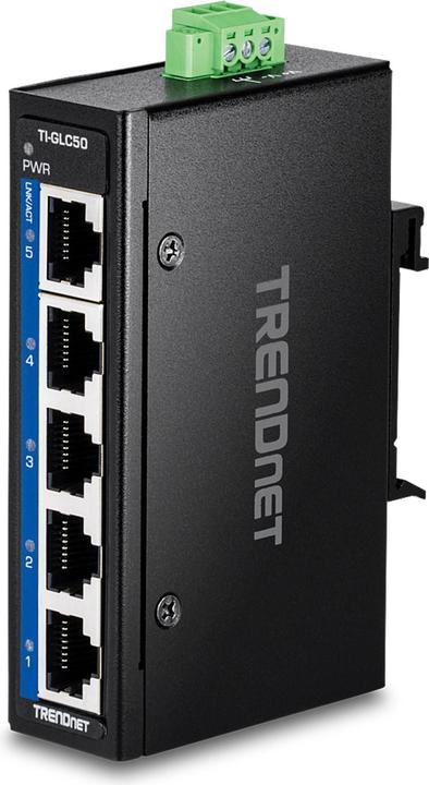Immagine prodotto Trendnet TI-GLC50 5 porte Gigabit industriali su guida DIN Mini (5 porte)