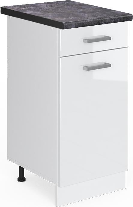 Anthrazit, Weiss, Weiss Hochglanz