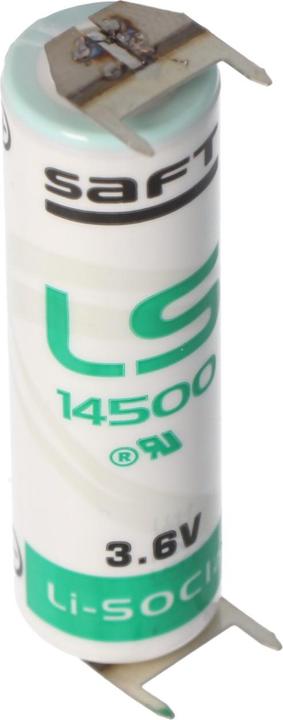 Immagine prodotto Saft Batteria LS14500 AA con connessione di stampa, 2 stampe - / 2 stampe + (2 pz., AA, 2600 mAh)