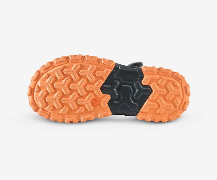 Actual product image Quechua Sandalen Kinder Wandern - NH500 grau/schwarz (38, 39)