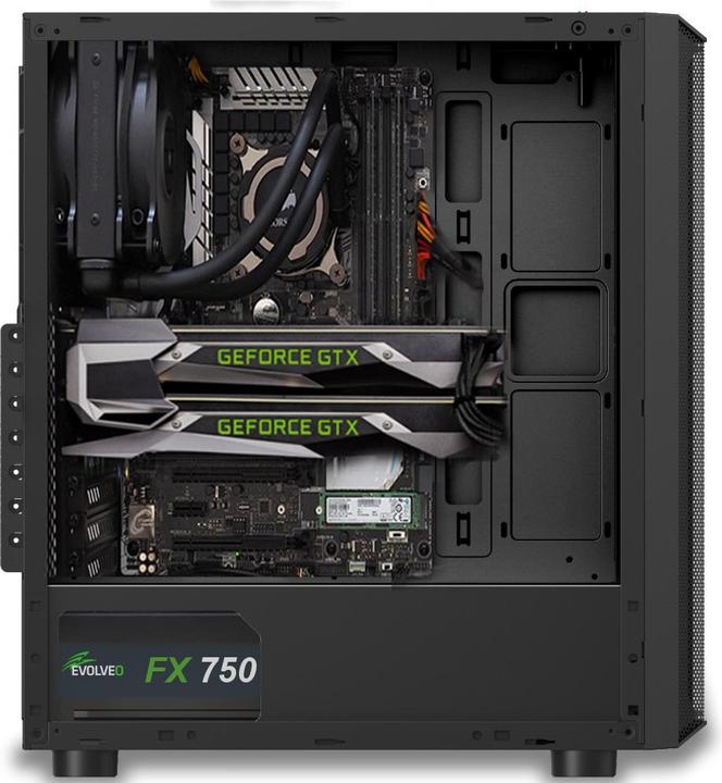 Immagine prodotto Evolveo Alloggio Ptero Q1 (ATX, mATX, Mini-ITX)