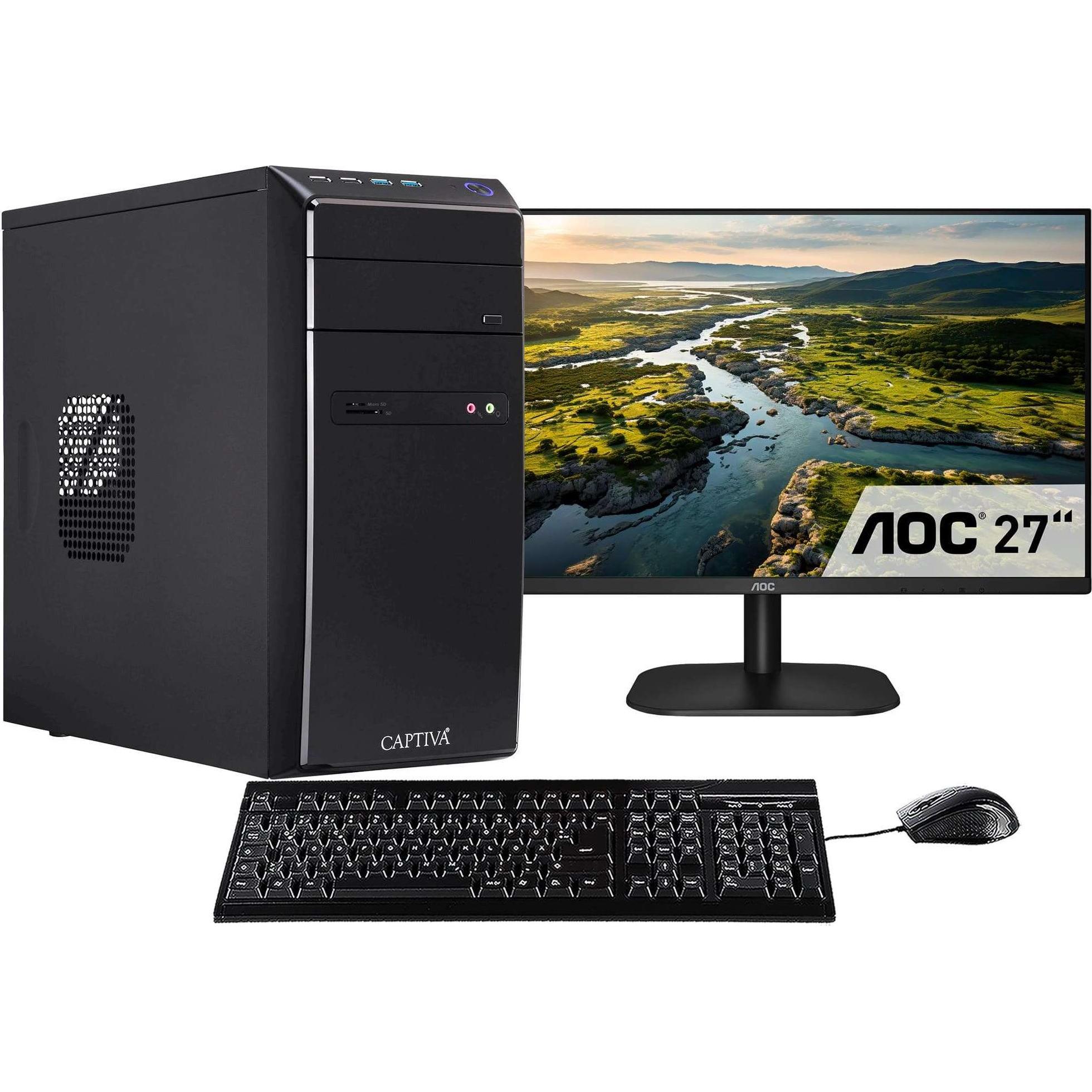 Thumbnail - Captiva Power Starter 63-243 TFT Bundle Ryzen 3 Radeon Graphics (AMD Ryzen 3 4300GE, 8 GB, 250 GB, AMD Radeon Graphics),...