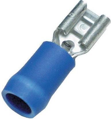 JST Flachsteckhülse 2.63mm² Vinyl Blau 4.8 x 0.5 mm Packung à 100 Stück