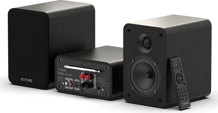Actual product image Pure Classic Stereo Mini Black (Bluetooth, CD player, 2x 20 W)