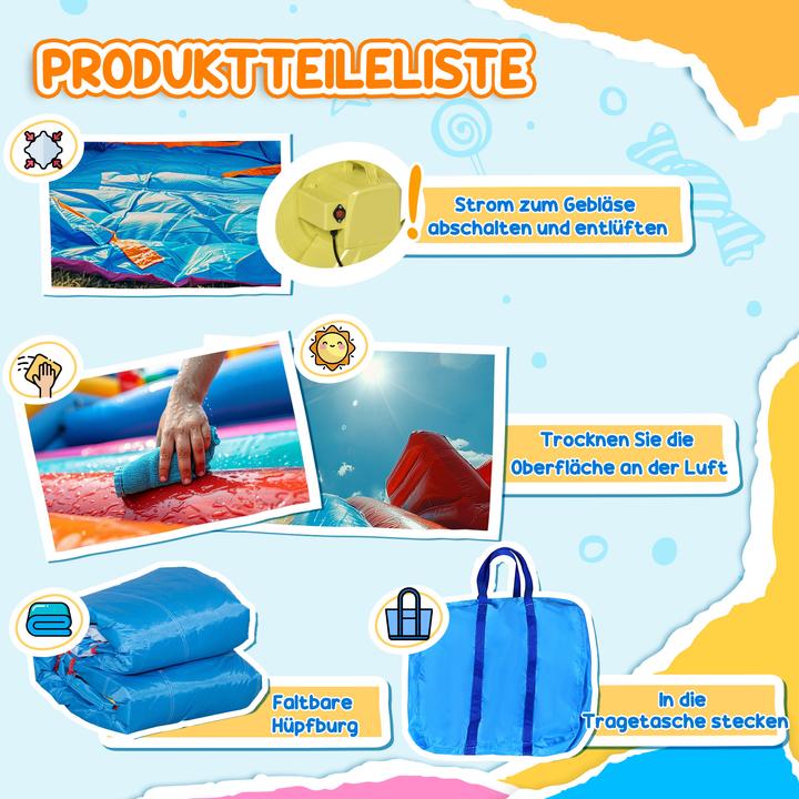 Actual product image Swisshandel24 Oxford fabric bouncy castle water park