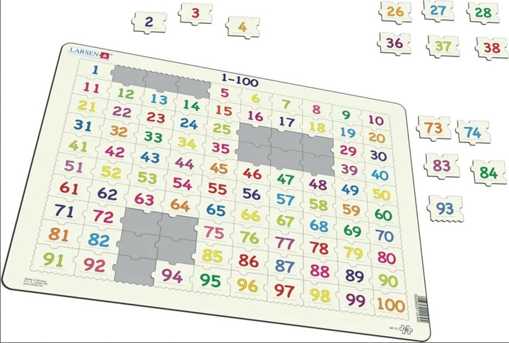Immagine prodotto Larsen 1-100 indovinelli (100 pezzi)