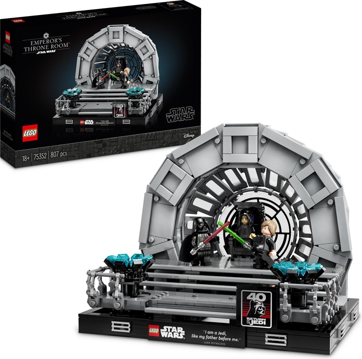 Produktbild LEGO Thronsaal des Imperators - Diorama (75352, LEGO Star Wars)