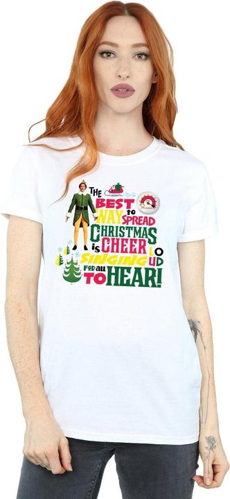 Immagine prodotto Elf Christmas Cheer Maglietta Ampia Donna (XL)