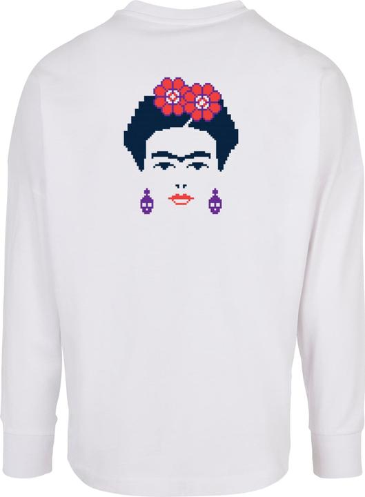 Immagine prodotto Merchcode Donna Frida Kahlo - Pixels - manica lunga oversize tagliata - 116029 (L)
